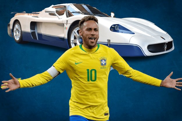 [Inforgraphic] Top 5 siêu xe đắt giá của tiền đạo người Brazil - Neymar Jr